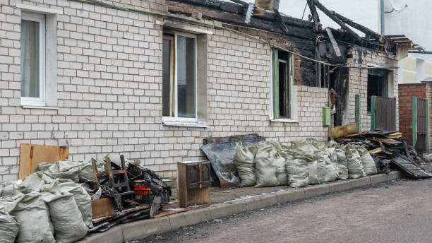 Professional Fire Damage Removal technician working in Waconia, MN